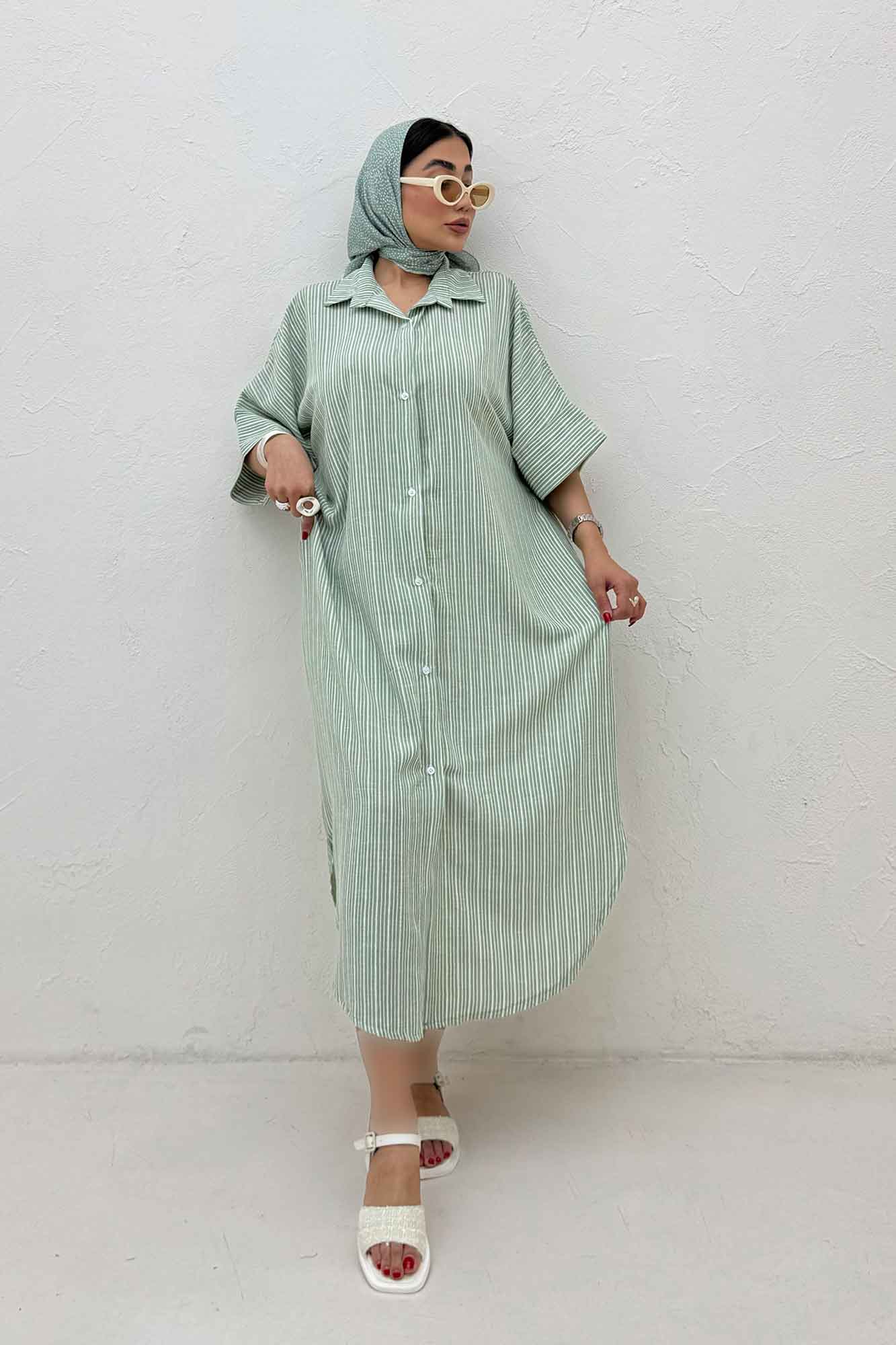 کفتان جلو دکمه لینن زارا راه ریز