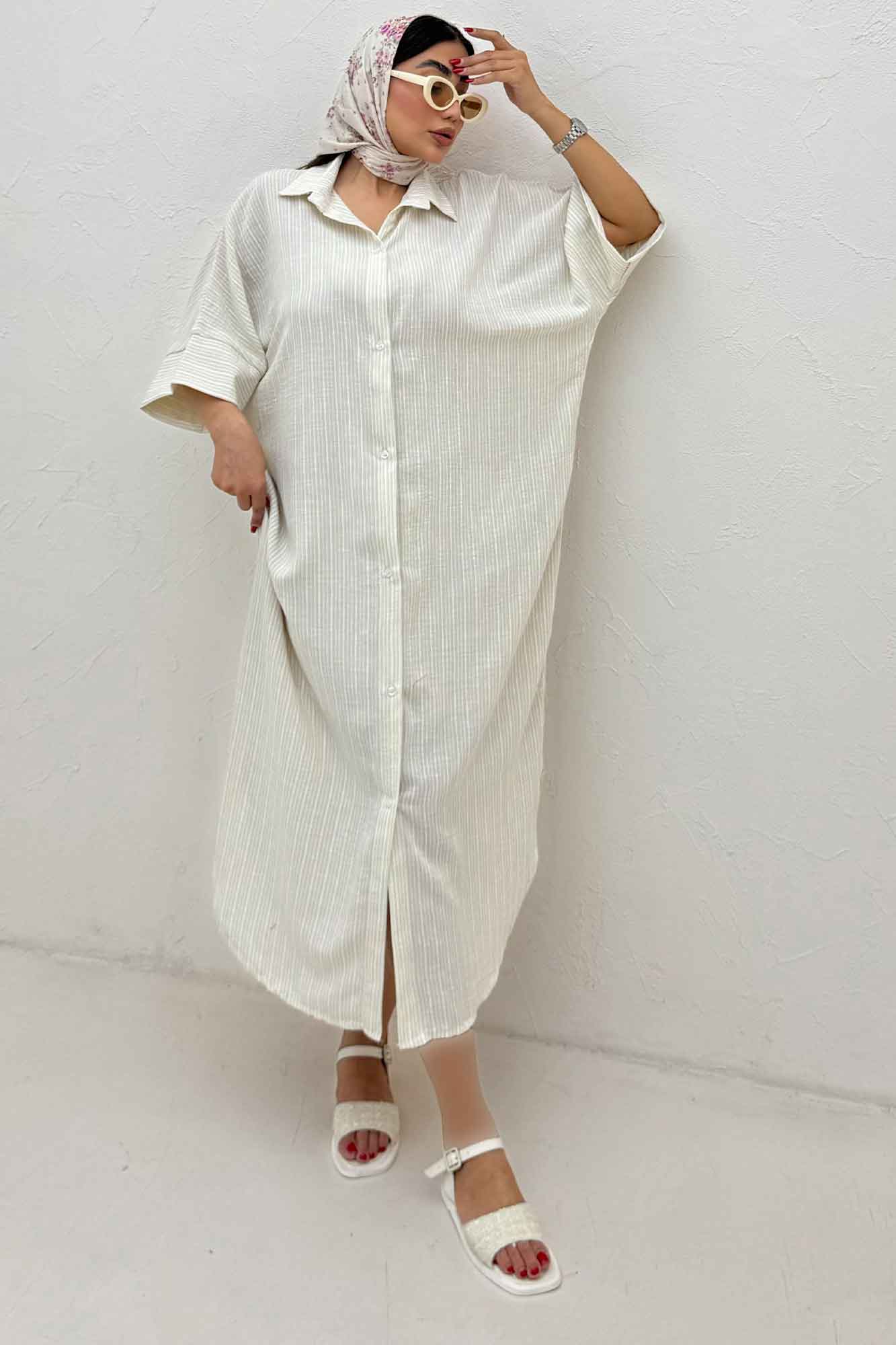 کفتان جلو دکمه لینن زارا راه ریز