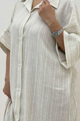 کفتان جلو دکمه لینن زارا راه درشت