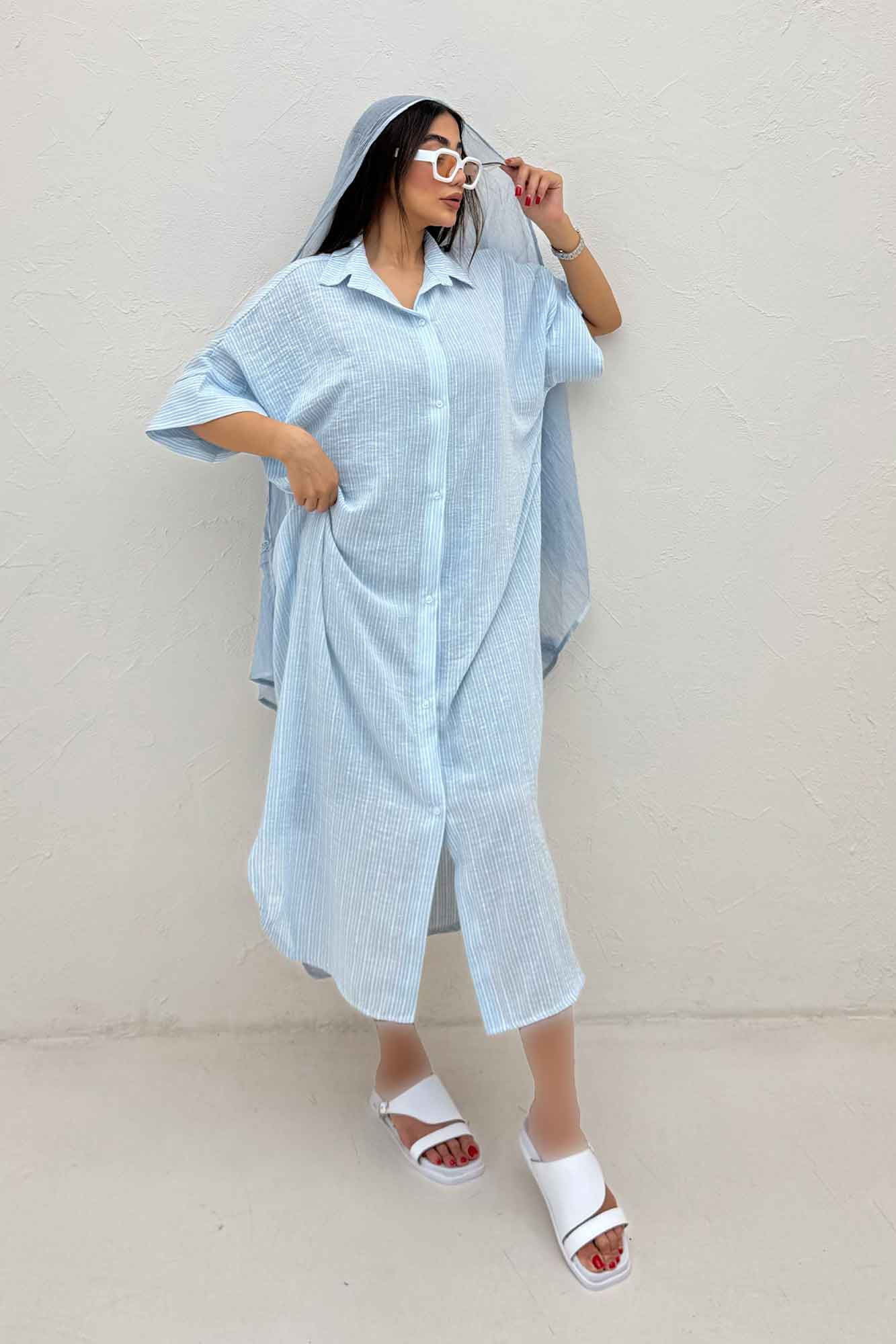 کفتان جلو دکمه لینن زارا راه ریز