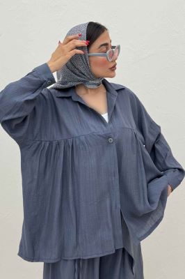 ست شومیز و شلوار کریشه نوژین