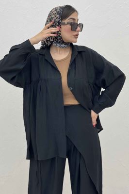 ست شومیز و شلوار کریشه نوژین