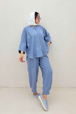 ست شومیز و شلوار شانتون زارا جولی