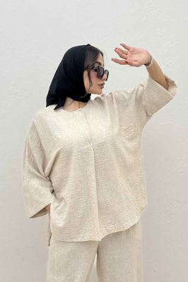 ست شومیز و شلوار شانتون زارا جولی