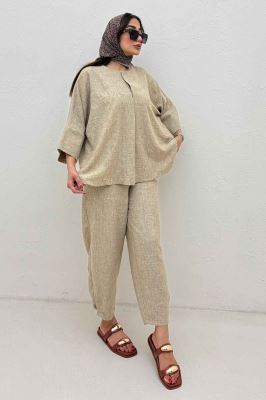 ست شومیز و شلوار شانتون زارا جولی