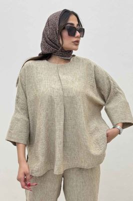 ست شومیز و شلوار شانتون زارا جولی