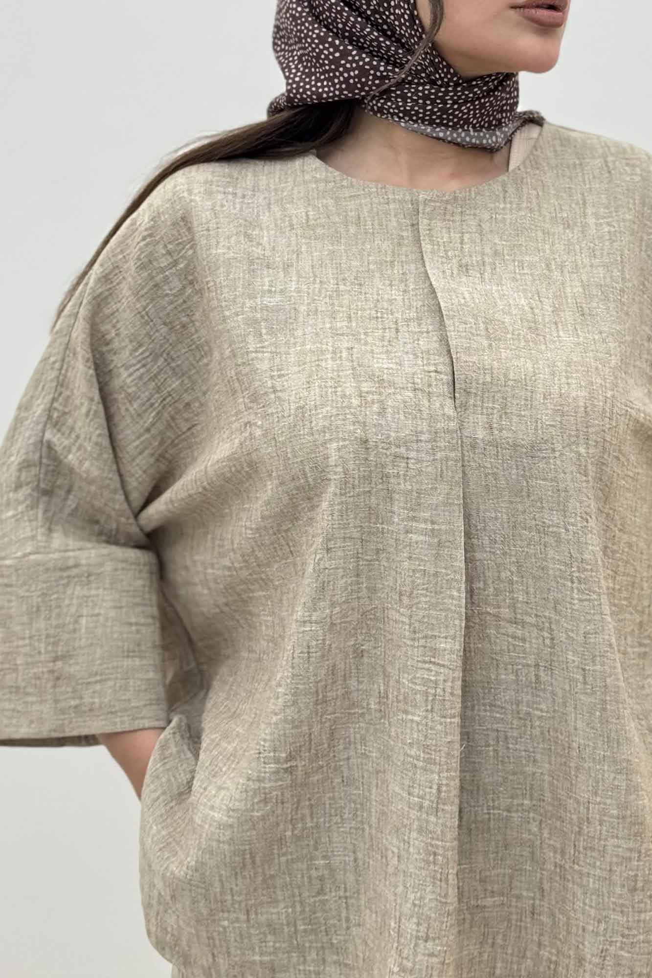 ست شومیز و شلوار شانتون زارا جولی