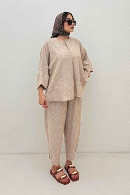 ست شومیز و شلوار شانتون زارا جولی