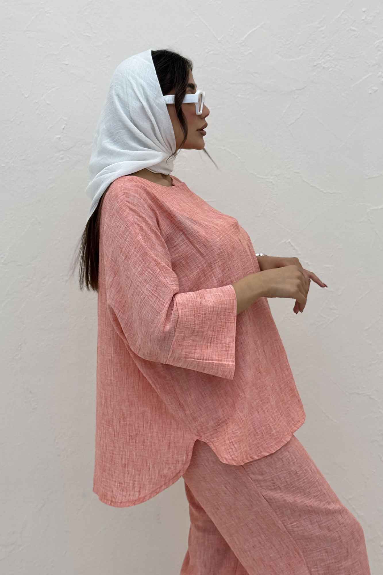 ست شومیز و شلوار شانتون زارا جولی