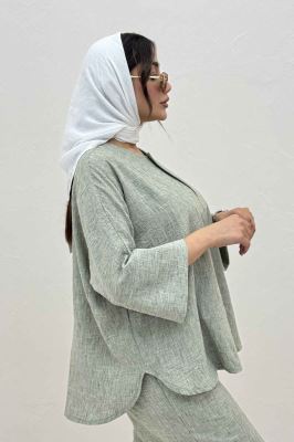 ست شومیز و شلوار شانتون زارا جولی