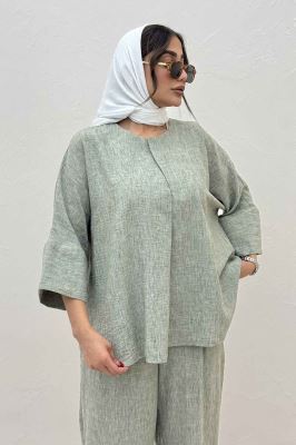 ست شومیز و شلوار شانتون زارا جولی