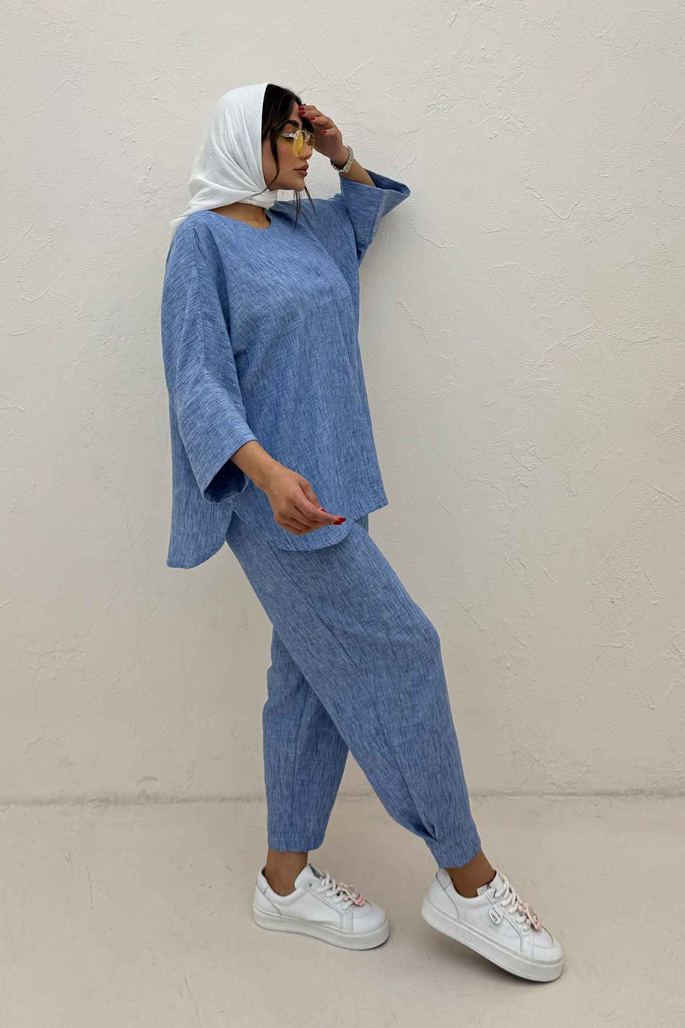 ست شومیز و شلوار شانتون زارا جولی