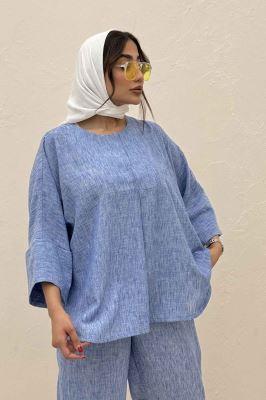 ست شومیز و شلوار شانتون زارا جولی