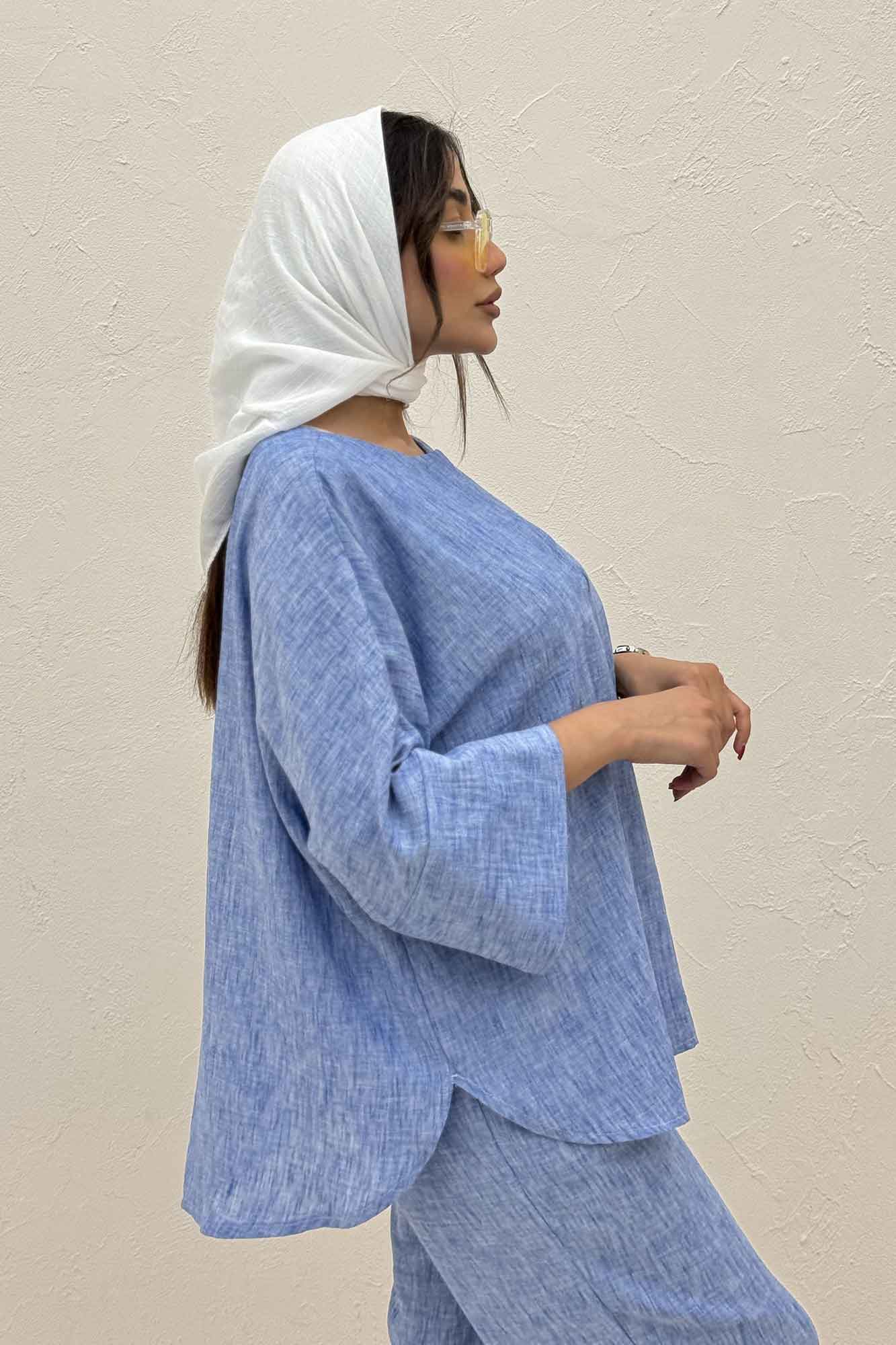 ست شومیز و شلوار شانتون زارا جولی