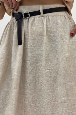 دامن بلند کمر پلدار شانتون زارا