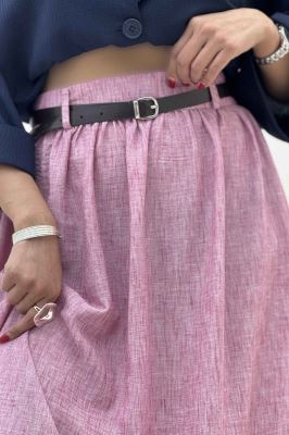 دامن بلند کمر پلدار شانتون زارا