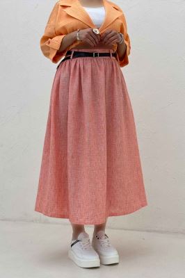 دامن بلند کمر پلدار شانتون زارا