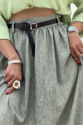 دامن بلند کمر پلدار شانتون زارا