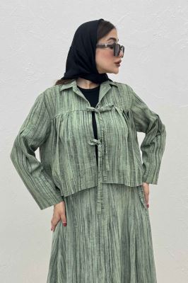 ست رویه و دامن دو بند پرینتی فلوری کد6