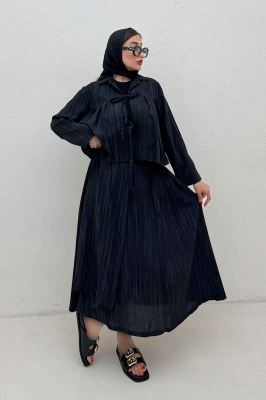 ست رویه و دامن دو بند پرینتی فلوری کد6