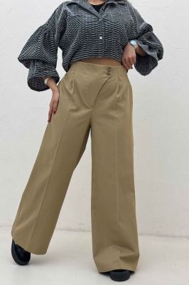 شلوار بگ کتان جناقی کارول