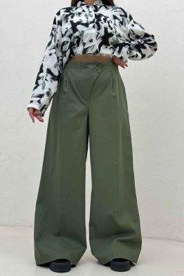 شلوار بگ کتان جناقی کارول