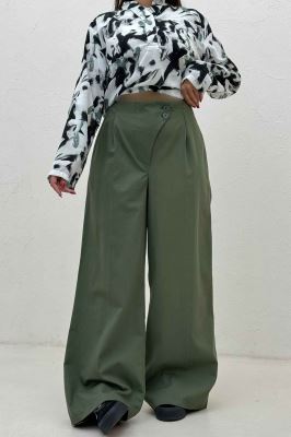 شلوار بگ کتان جناقی کارول