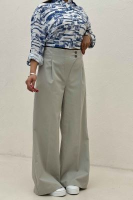 شلوار بگ کتان جناقی کارول