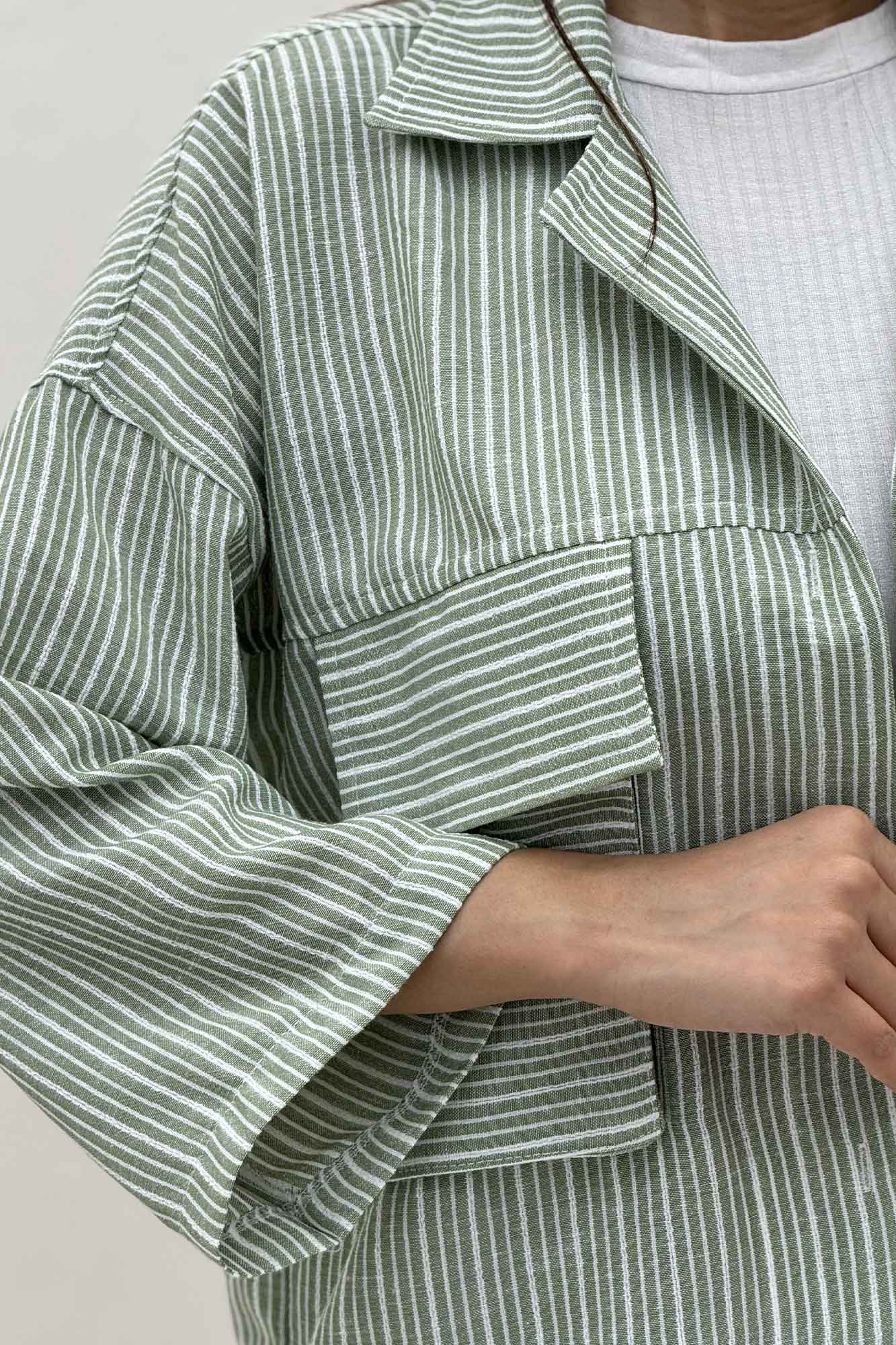 مانتو لینن زارا دو جیب پاکتی