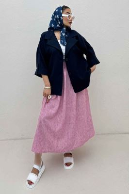 کت پاگن دار دو دکمه عمودی السا