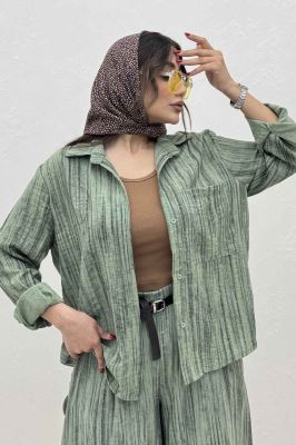 ست شومیز و شلوار پرینتی ویولتا کد 6