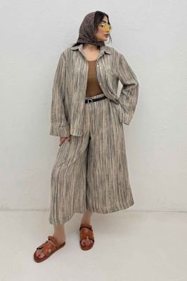 ست شومیز و شلوار پرینتی ویولتا کد 6