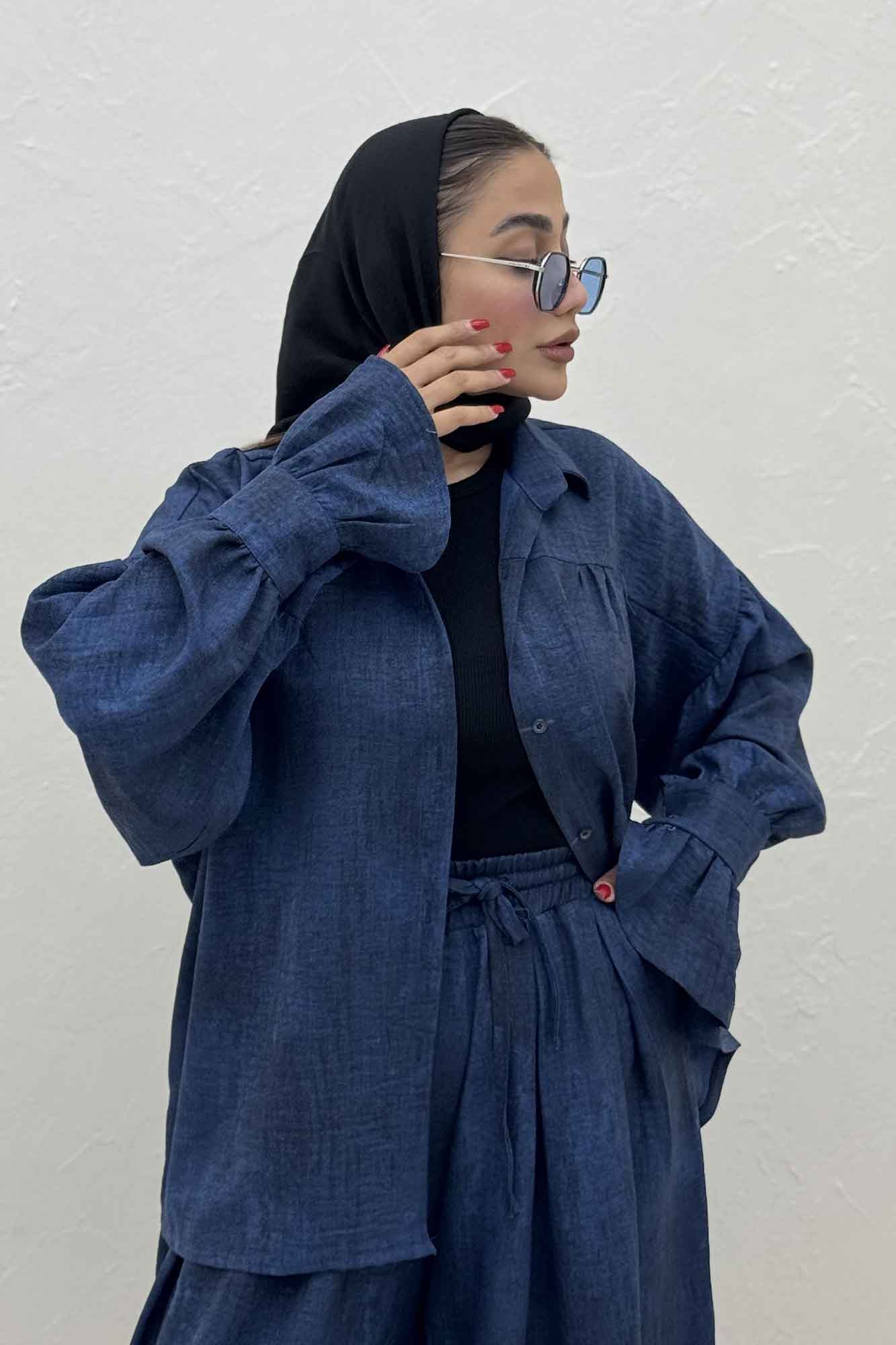 مانتو سوفیا مچ چین دار