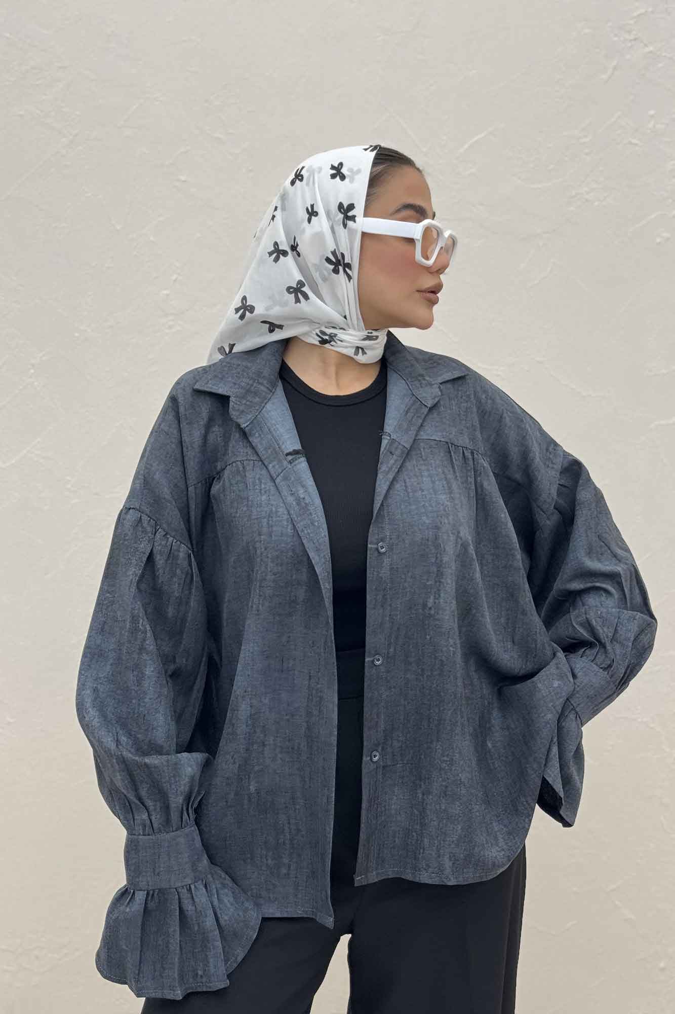 مانتو سوفیا مچ چین دار