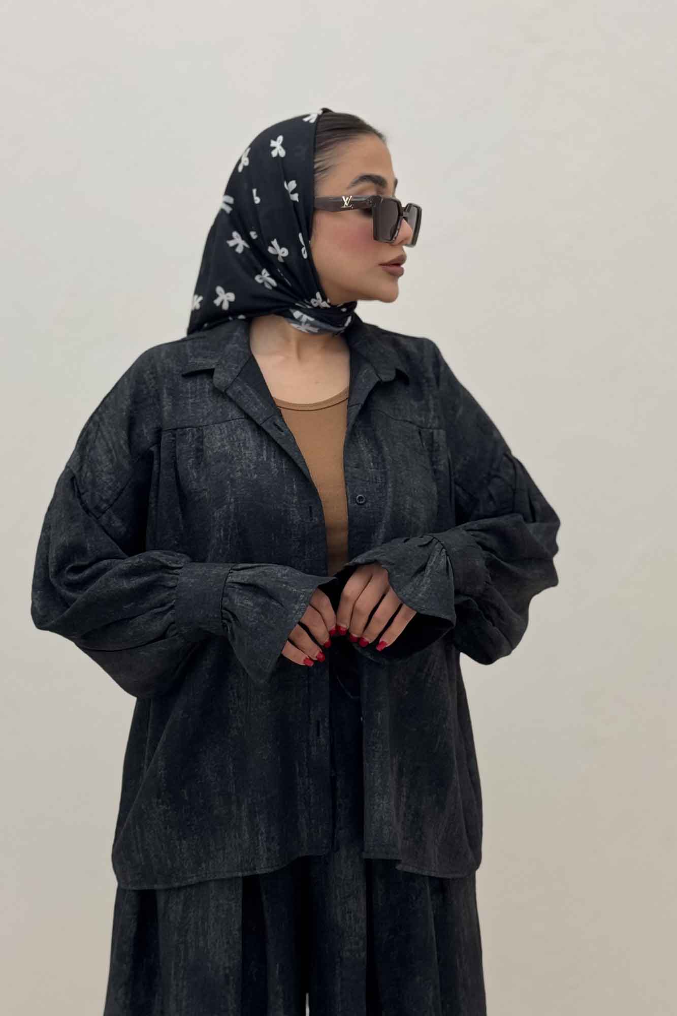 مانتو سوفیا مچ چین دار