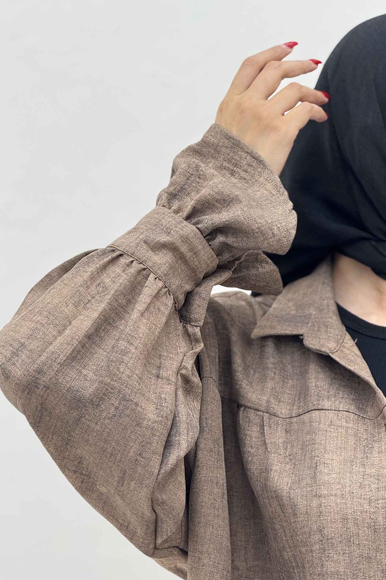 مانتو سوفیا مچ چین دار