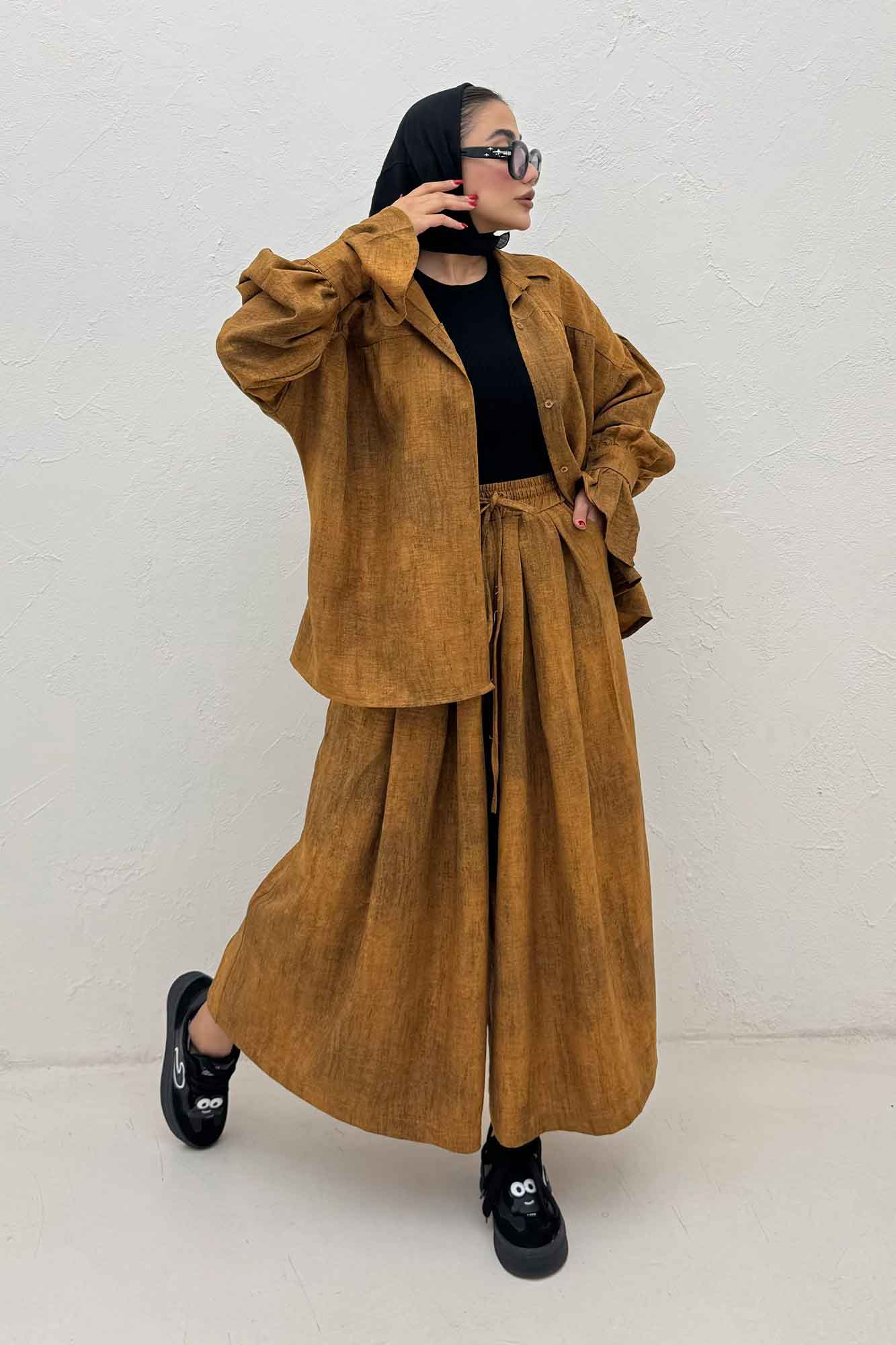 مانتو سوفیا مچ چین دار