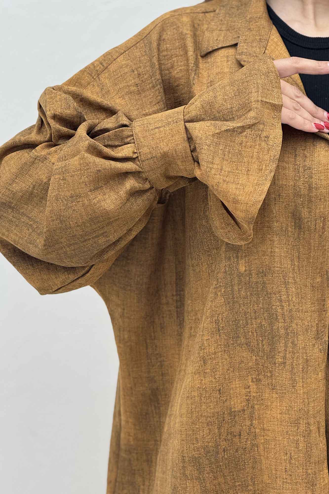 مانتو سوفیا مچ چین دار