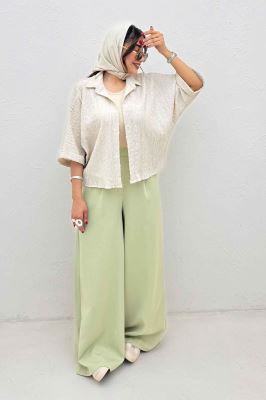 شومیز کیمونو پفکی