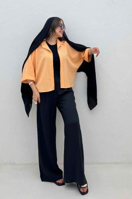 شومیز کیمونو پفکی