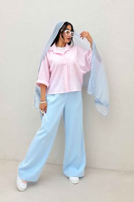 شومیز کیمونو پفکی