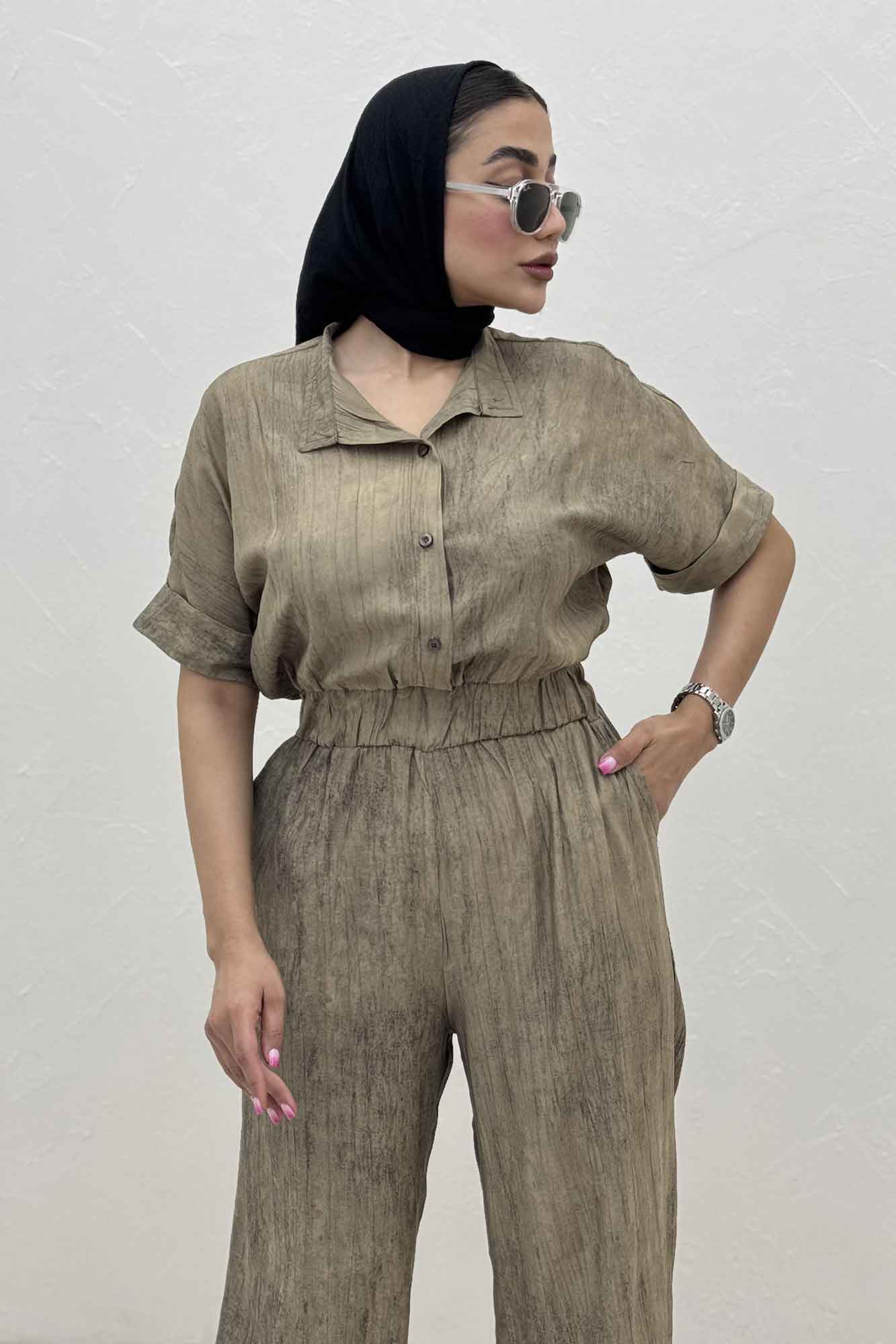 اورال کمرکش یقه سه سانت زارا پرینت