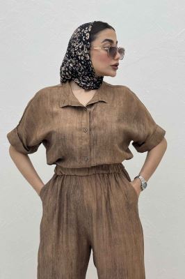 اورال کمرکش یقه سه سانت زارا پرینت