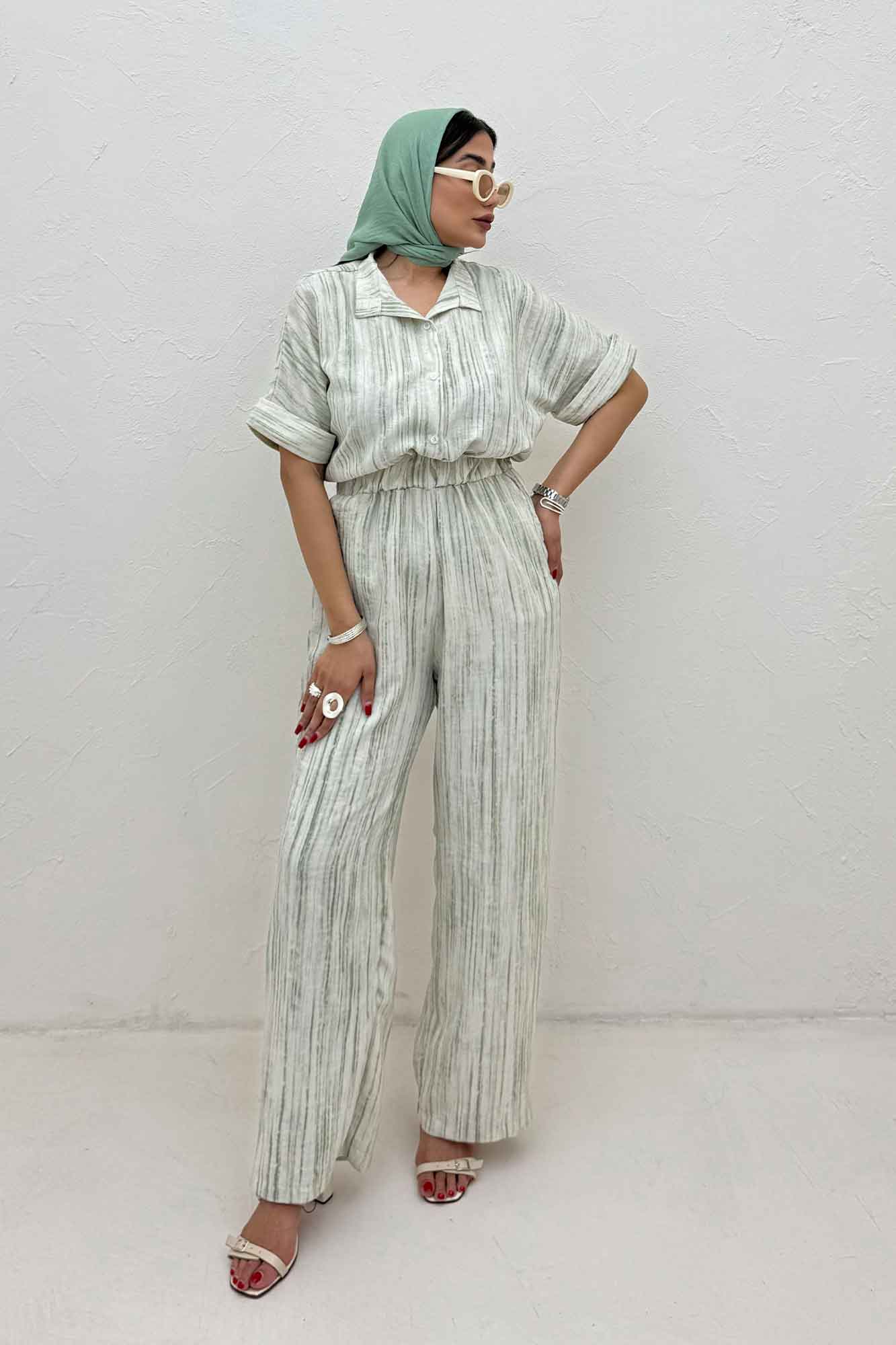 اورال کمرکش یقه سه سانت پرینتی کد 6