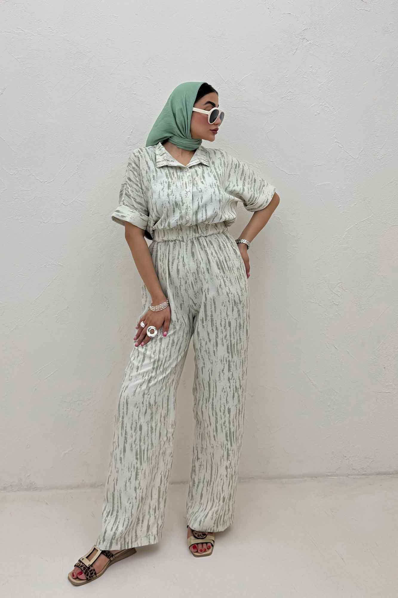 اورال کمرکش یقه سه سانت پرینتی کد 5