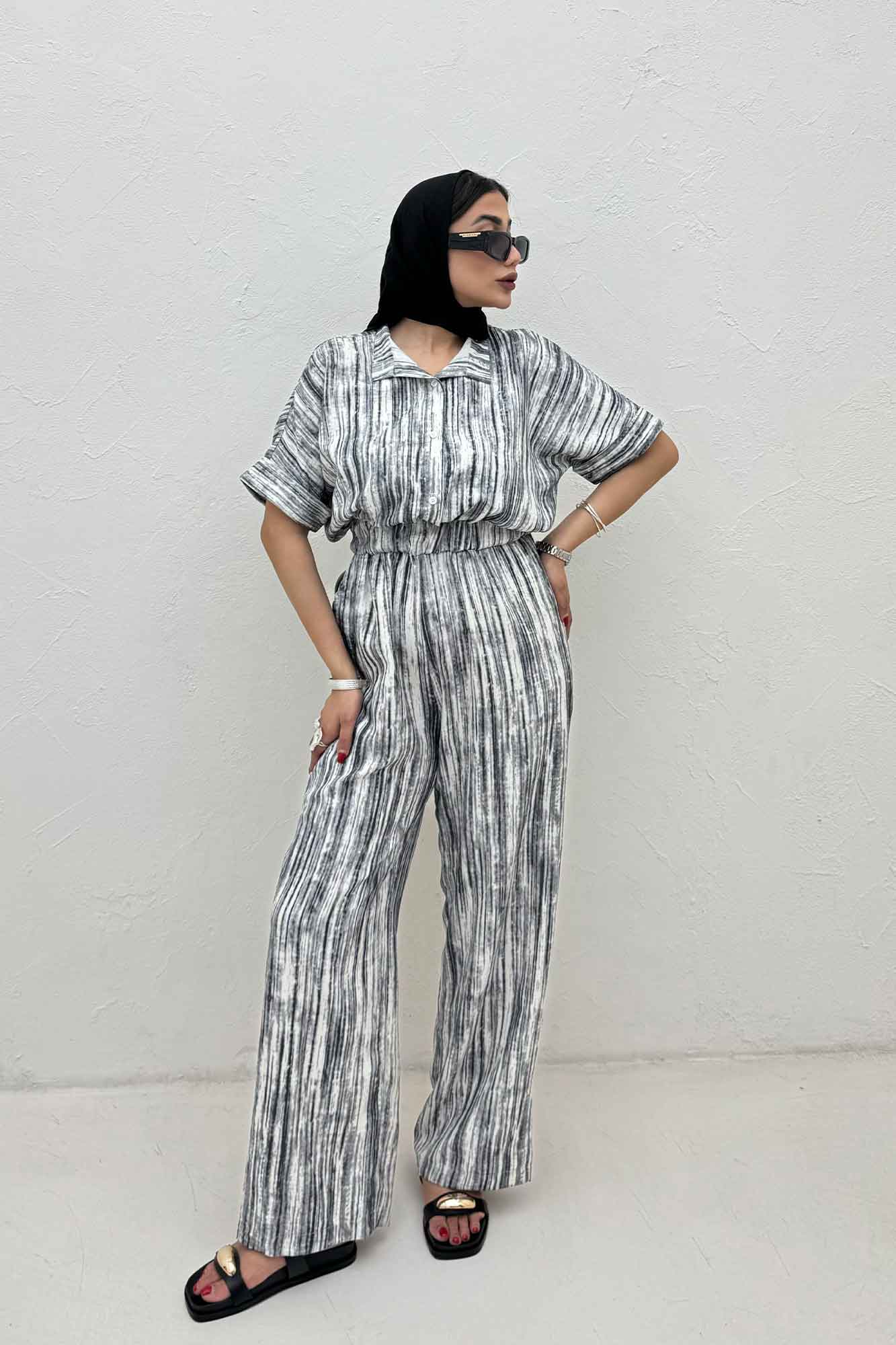 اورال کمرکش یقه سه سانت پرینتی کد 6