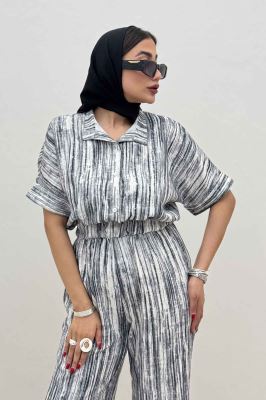 اورال کمرکش یقه سه سانت پرینتی کد 6