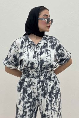 اورال کمرکش یقه سه سانت پرینتی کد 3