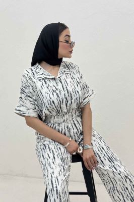 اورال کمرکش یقه سه سانت پرینتی کد 5