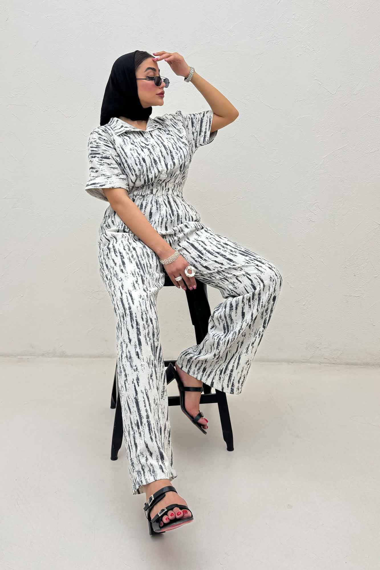 اورال کمرکش یقه سه سانت پرینتی کد 5